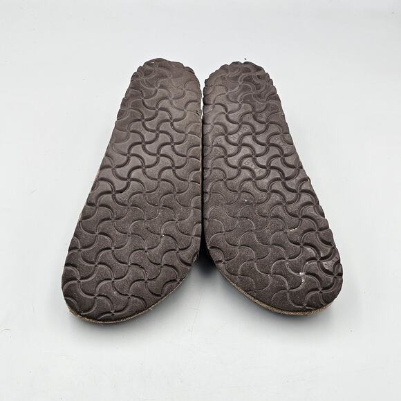 Birkenstock Womens size 41 EU 10 US Florida Brown Leather 3 Strap Slides Sandals - Picture 5 of 8